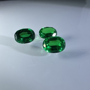Verd safir per a pedres precioses verd oliva artificial 99,999% Al2O3 sintètic