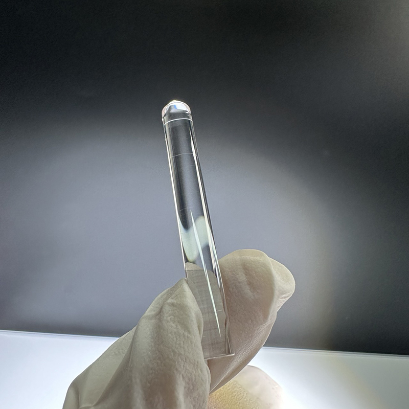 Pilar de safira totalmente polido, resistente ao desgaste, cristal único transparente