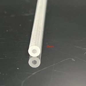 Sapphire precision tube Single crysatl Al2O3 99.999% rods for high tempurture container crucible