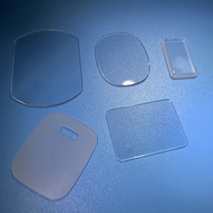 Janela de safira Lente de vidro de safira Material Al2O3 de cristal único