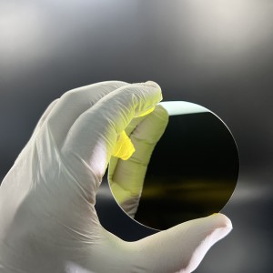 Hòsties de SiC de carbur de silici de 2 polzades de 50,8 mm dopades de tipus N de producció d'investigació i grau simulat