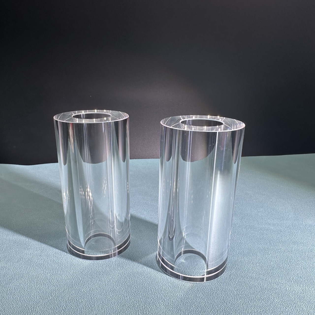 EFG transparent sapphire tube large outer diameter High temperature and pressure resistance