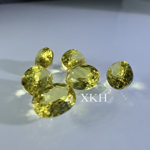Al2O3 99,999% guldgul champagen safir materiale korund