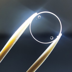 Сапфир терезенин оптикалык элементтери капталган көп өлчөмдөгү спецификациялар Оптикалык инфракызыл терезе