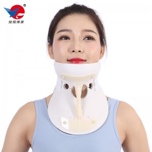 China OEM Four Post Cervical Collar - Medical Hard Adjustable Cervical Collar Neck brace With Chin For Neck Support  – Xukang
