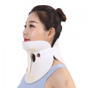 Medical Hard Adjustable Cervical Collar Neck brace With Chin For Neck Support