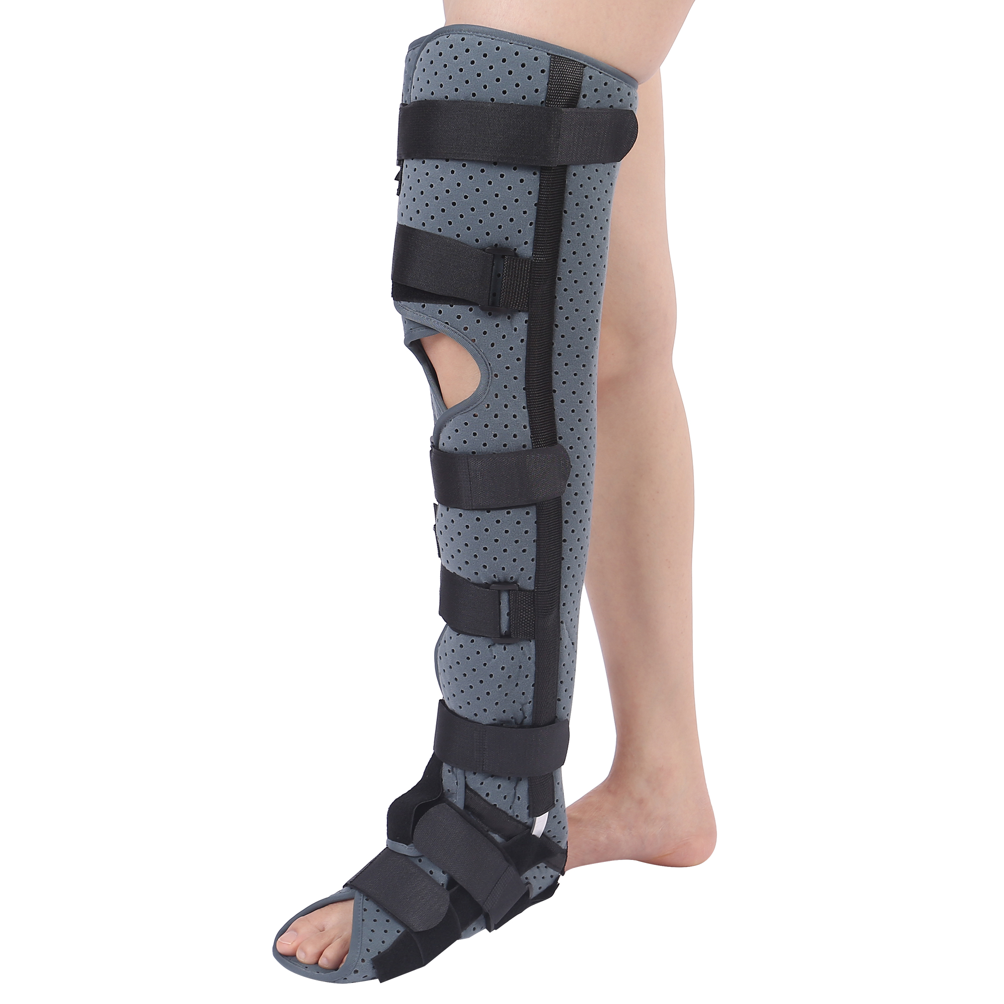 Fixed fracture devices help with good ventilation and sufficient fixation straps for ankle and tibial fractures