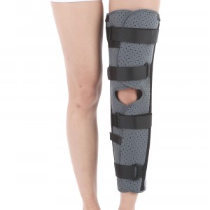 Adjustable knee fixator joint pain relief splint leg support bracket