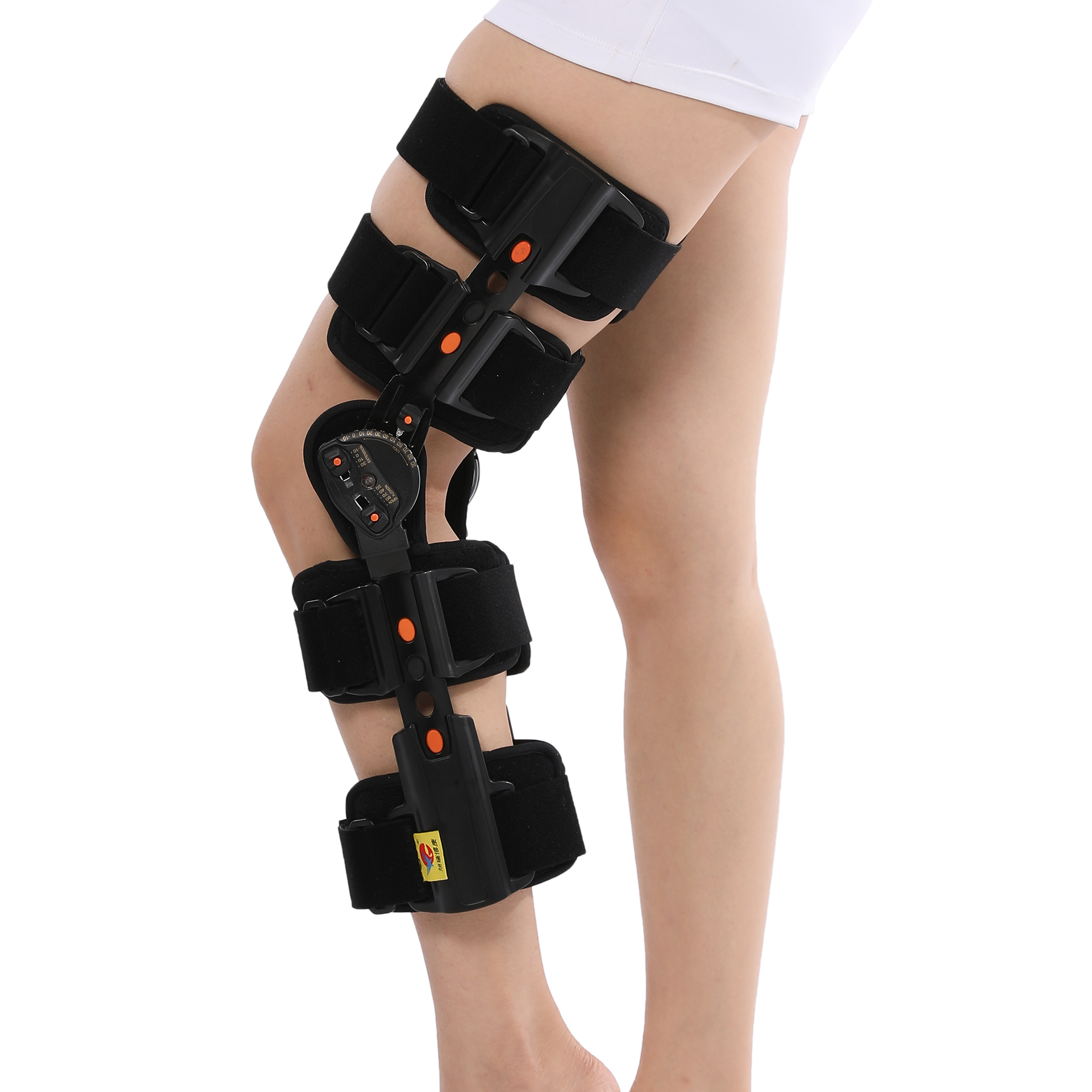 Aluminum Compression Post Op Knee Brace Hinge Knee Joint Support Device