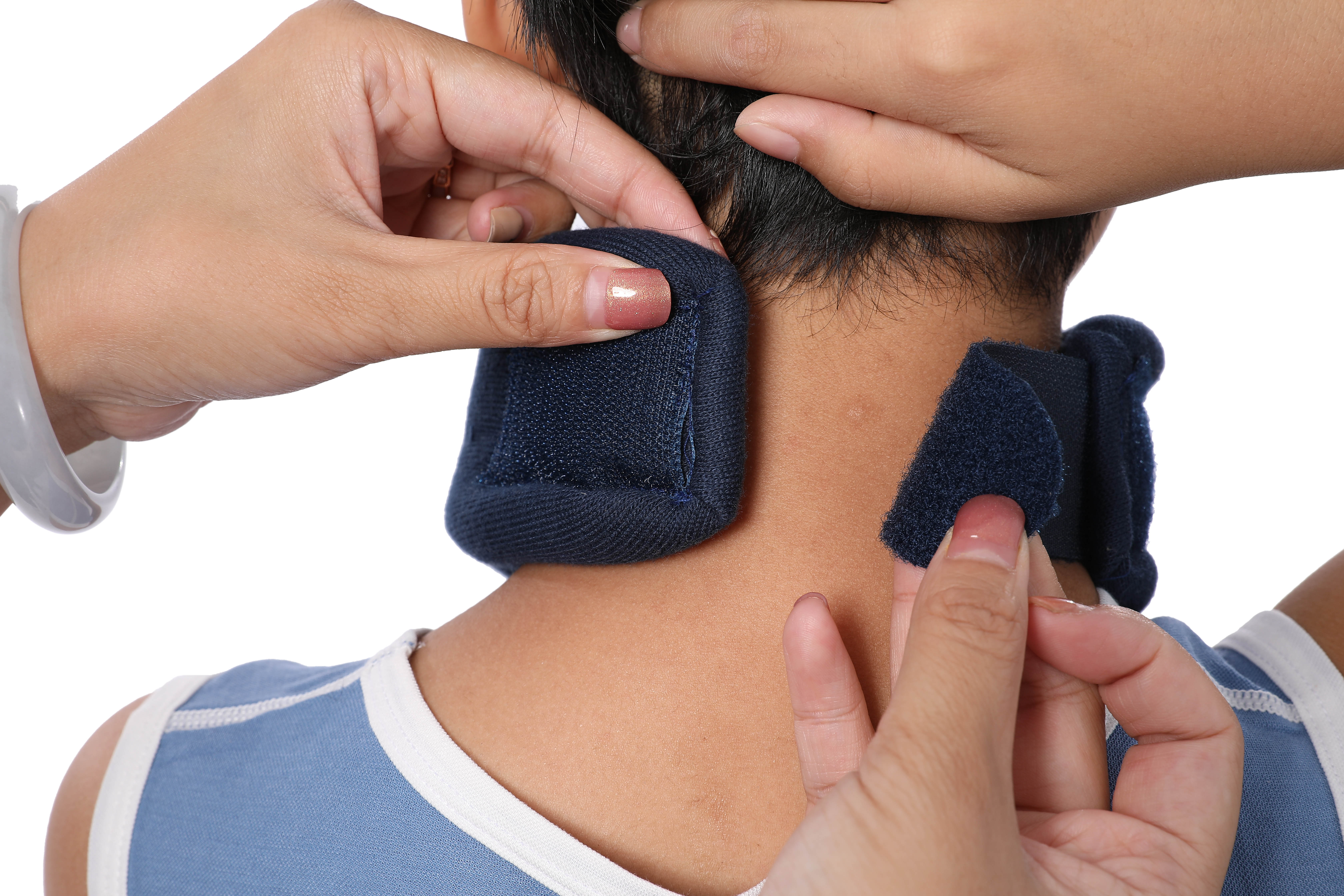 Medical Adjustable Neck Fixation Brace Immobilizer Support Soft Sponge Cervical Collar Brace For Children