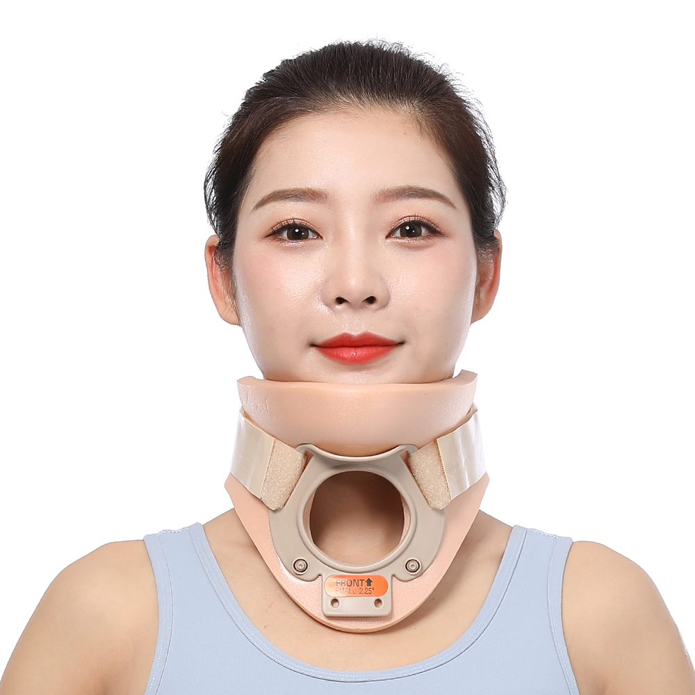 From Factory Ergonomic design soft adjustable foam neck support brace traction Philadelphia cervical collar