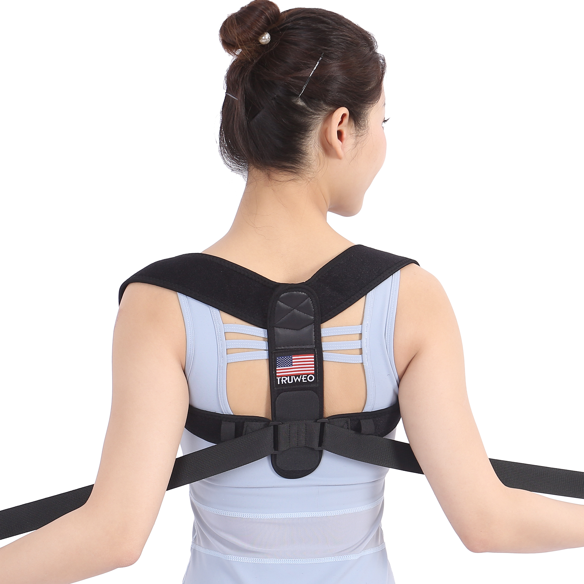 Adjustable Posture Corrector Clavicle Brace Back Support Breathable Back Brace