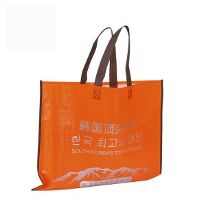 Vietnam offset printing ecological laminated non woven pp shopping tote bag