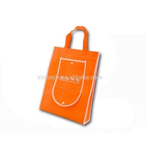 DIY usa reusable supermarket yiwu price list recycling non woven tote folded shopping grocery bag