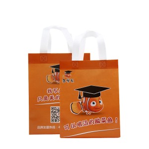 Promotion Custom Printed Reusable Tote Bags Eco-friendly Non Woven Shopping Bags