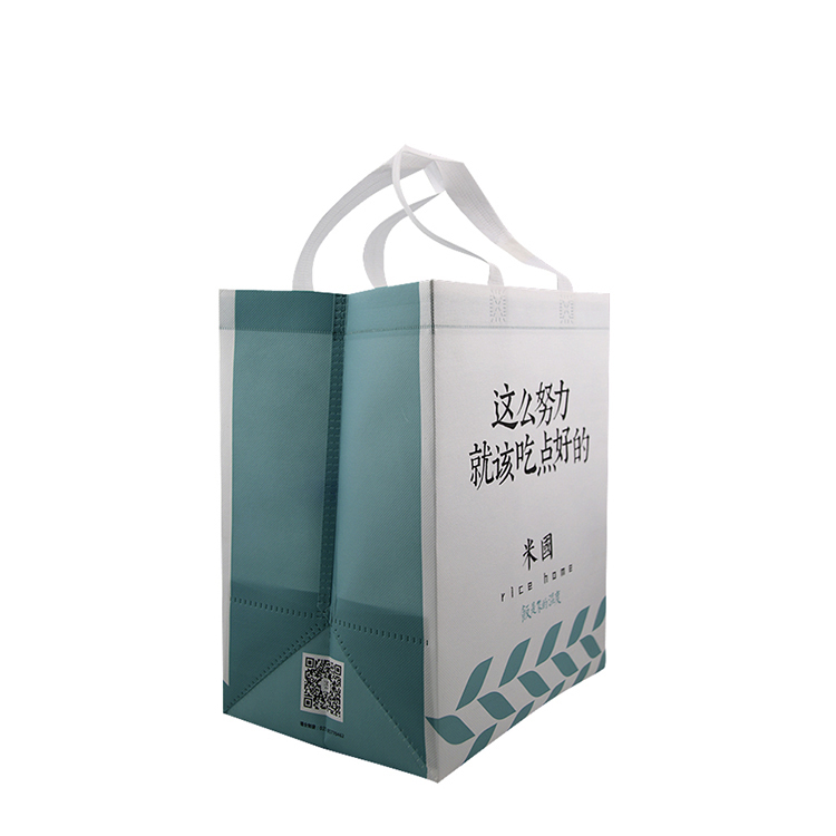 Professional China Non Woven Pp - Wholesale eco-friendly polypropylene fabric laminated pp non woven handled clothes carrier shopping bag with logos – Xinlimin