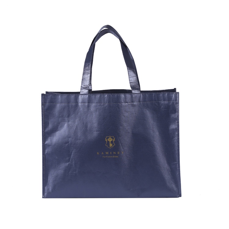 Wholesale Price Printed Tote Bags - Promotion handles laminated pp non-woven tote shopping bag – Xinlimin