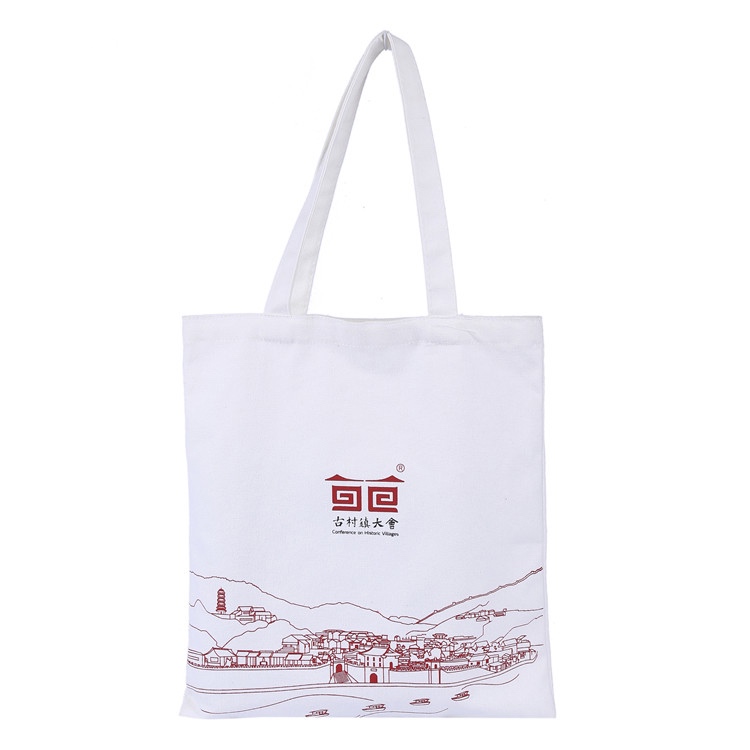 Wholesale Big Canvas Bag - Fashion women men sublimation white plain canvas tote beach bag – Xinlimin