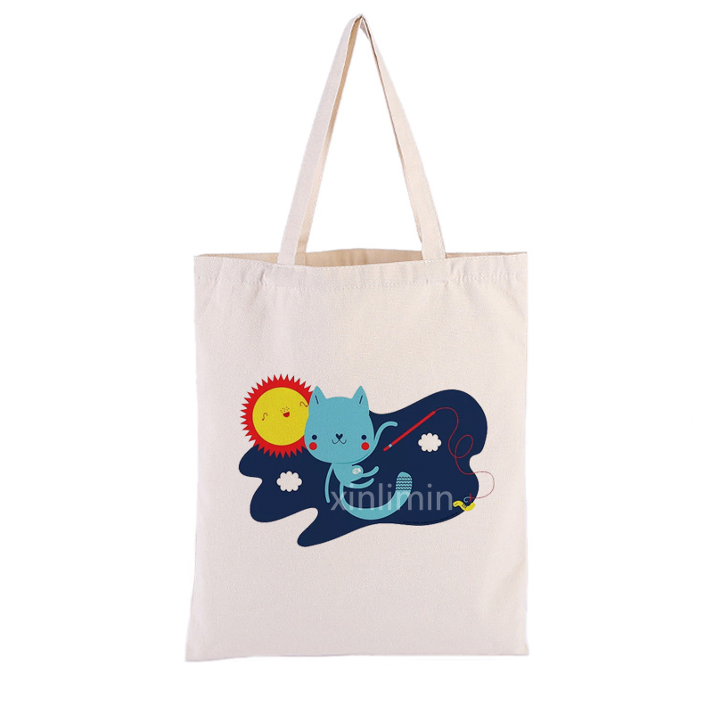 High Quality for Print Cotton Bag - organic cotton tote bag recycle cotton canvas bag – Xinlimin