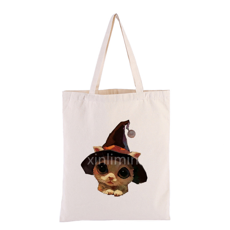 China Cheap price Canvas Grocery Bags - Wholesale Standard Size Custom Printed canvas bag Shopping Cotton Bag – Xinlimin