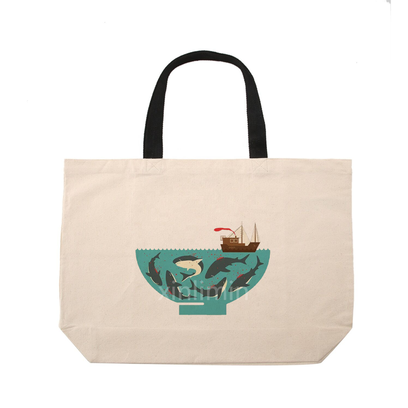 Reasonable price Cotton Canvas Tote Bag - wholesale shopping custom heavy cotton canvas tote bag – Xinlimin