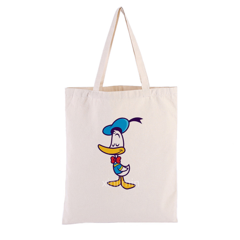 2019 wholesale price Blank Canvas Tote Bags - Factory Cheap Price Wholesale Recycled Shopping Tote Cotton Canvas Bag drawstring bag – Xinlimin
