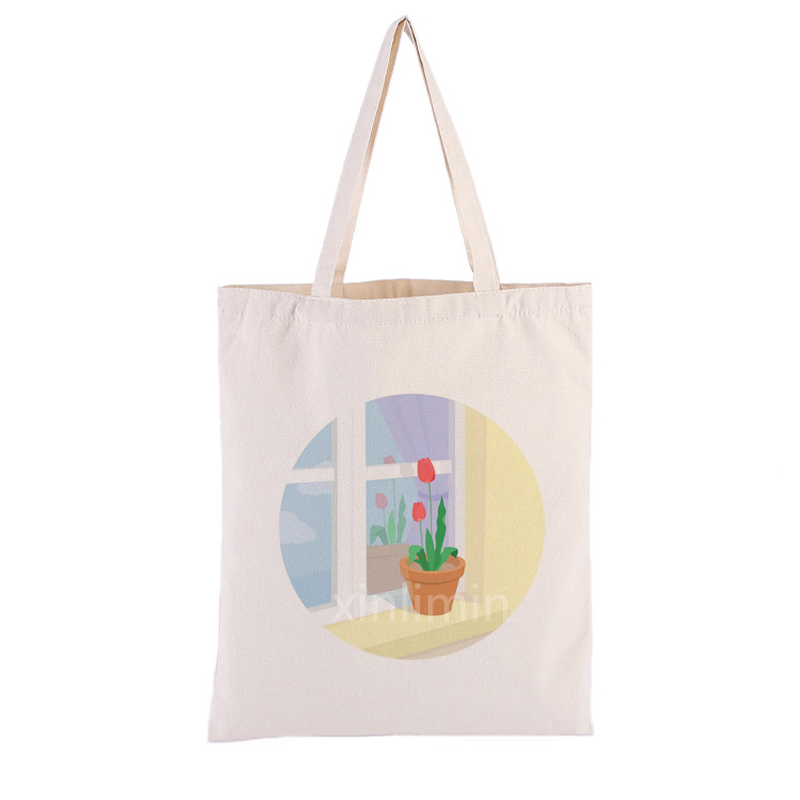 OEM China Cotton Pouch - Factory Cheap Price Wholesale Recycled Shopping Tote Cotton Canvas Bag – Xinlimin