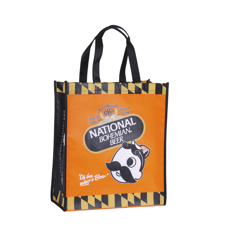 Wholesales  Eco Fabric Carry Custom Tote Non Woven Folding Shopping Grocery Tote Bag PP non woven bag