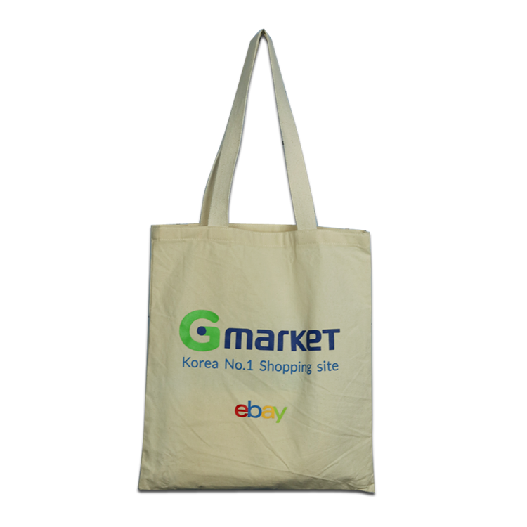 2019 Hot selling 30*40*10cm organic foldable cotton string shopping bag