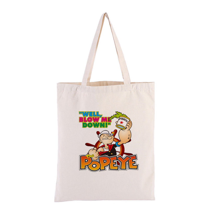 OEM/ODM Supplier Cotton Tote Bag - High Quality Handle Style Plain Printing Cotton Tote Bag School Canvas bag – Xinlimin