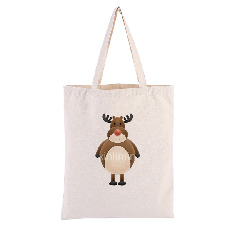 Low price for Heavy Duty Canvas Tote Bags - 8oz 10oz 12oz Customized Logo tote shopping bag Cotton Drawstring Bag – Xinlimin