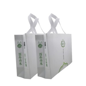 Hot New Products Polypropylene Tote - Reusable white laminated pp non-woven recycling supermarket carry tote shopping bags – Xinlimin