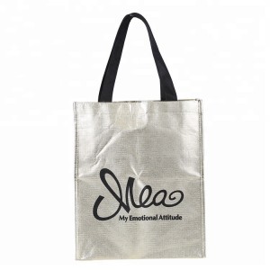 Reasonable price China Factory Custom Promotional Logo Printed Non-woven bag Reusable Grocery Tote Bags Heavy Duty Shopping PP Non Woven Bag