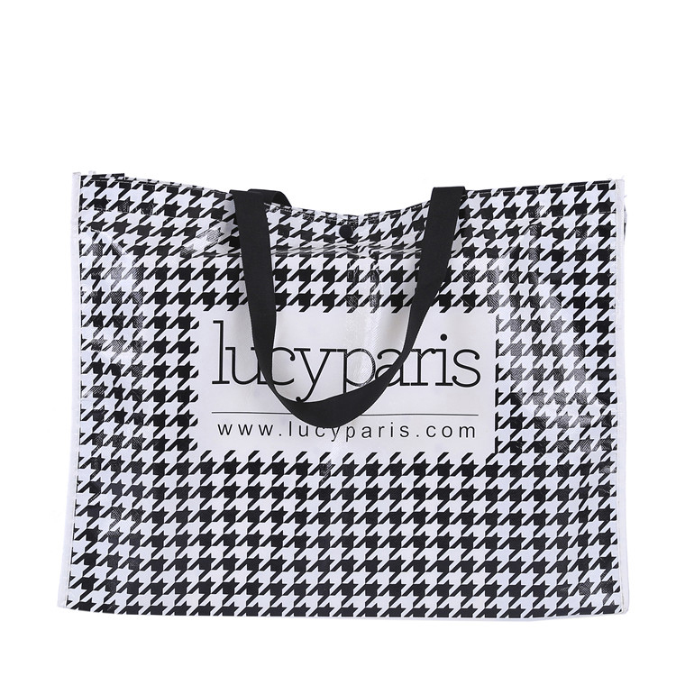 Hot sale Pvc Tote Bag - Custom size laminated pp nonwoven promotion gift shopping bags – Xinlimin