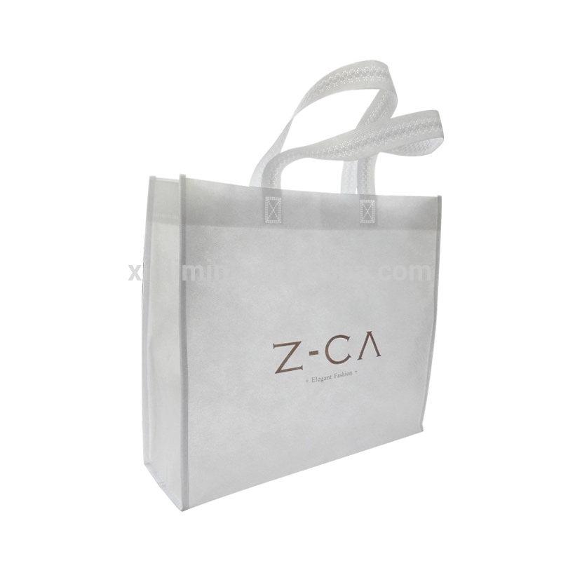 100% Original Factory Sublimation Non Woven Bag - Custom high quality recycled wenzhou folding thin white non woven shopping bag for hotel – Xinlimin