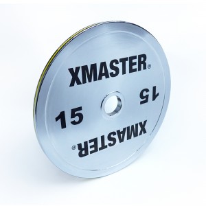 XMASTER Chrome Color Stripe Powerlifting Steel Plate