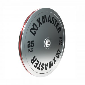 OEM Factory for Weight Plates - Chromed Color Stripe Powerlifting Plate – XMASTER