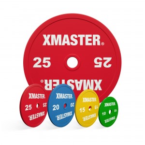 XMASTER Calibrated Color Steel Powerlifting Plate