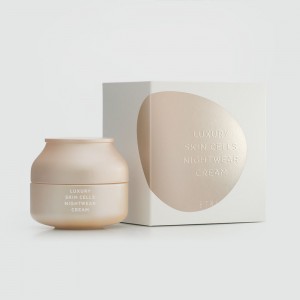 Luxury Debossed Cosmetic Body Cream Packaging B...