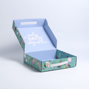 Custom Printed Packaging Suitcase Shipping Mail...