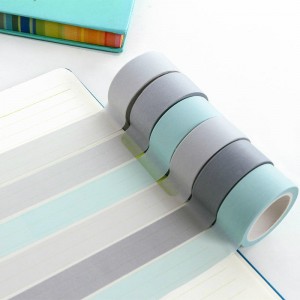 Wholesale Colored Stationery Roll Waterproof Decorative Washi T ( (3)