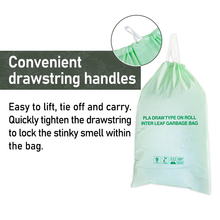Seal and Lift with Ease: The Unmatched Convenience of Drawstring Garbage  Bags