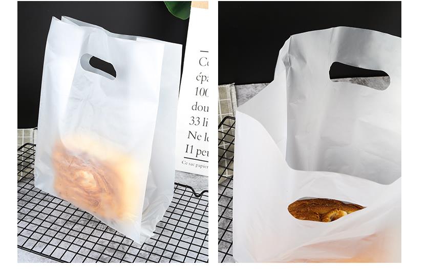 Transparent Plastic Bag with Handle Large Food Container Packaging Bag  Party Candy Cake Wrapping Bags - China Outer Packing Bag, Doggie Bag