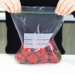 Double Reclosable Clear Ziplock Bag