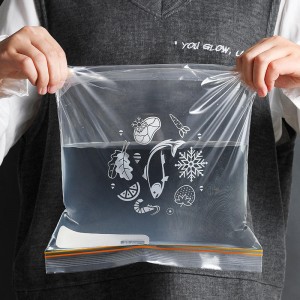 Double Reclosable Clear Ziplock Bag