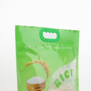 Good Quality Vacuum Bag - High quality food grade 1kg 5kg Factory Wholesale Printed Plastic Rice Packaging Bag with Handle –  Leadpacks