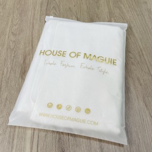 CPE frosted plastic bag