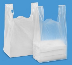 Eco-friendly Custom LOGO print T-shirt plastic bag