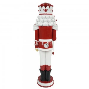 Melody Wholesale Christmas outdoor & indoor decor polyresin nutcracker with Led light