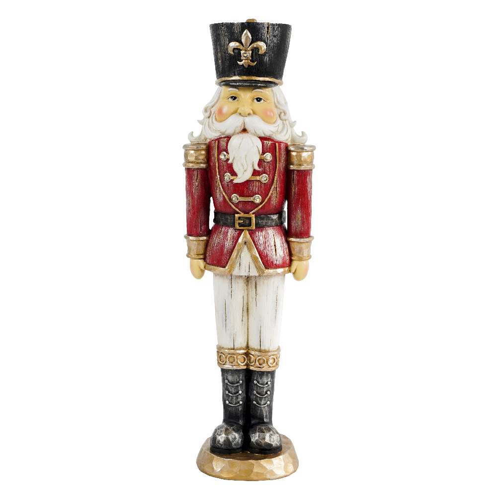 OEM/ODM China Large Outdoor Christmas Nutcrackers - Wholesale Christmas outdoor & indoor decor  Polyresin Nutcracker with led light – Melody